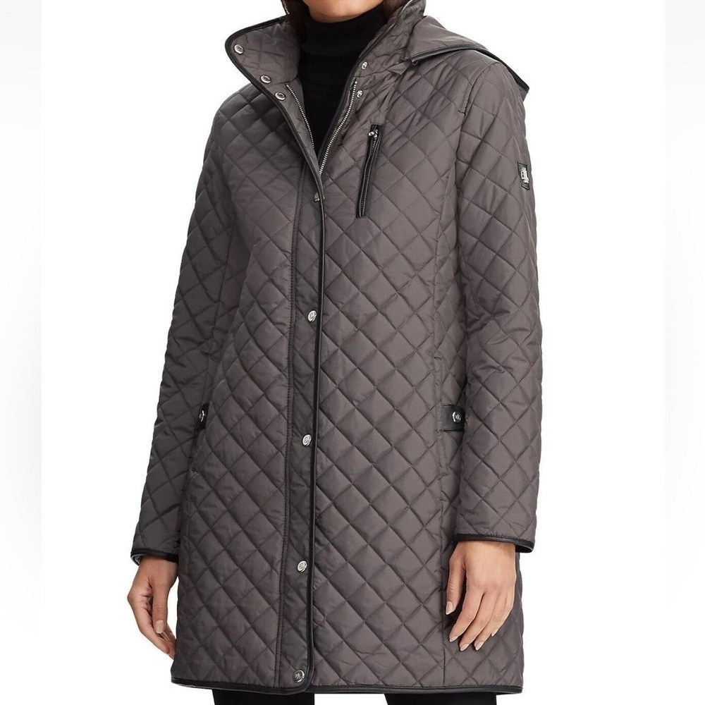 Lauren Ralph Lauren Women's Hooded Quilted Coat